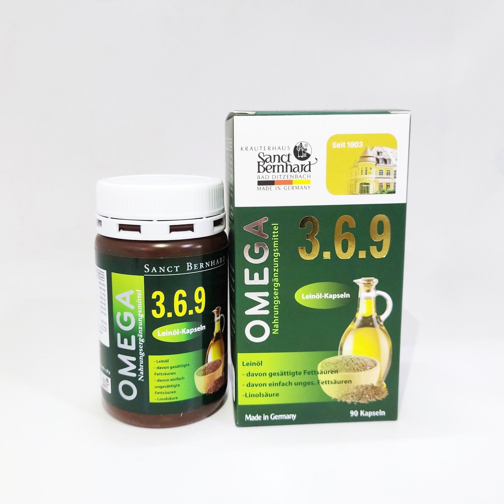 Viên uống Omega 3-6-9 Leinöl-Kapseln
